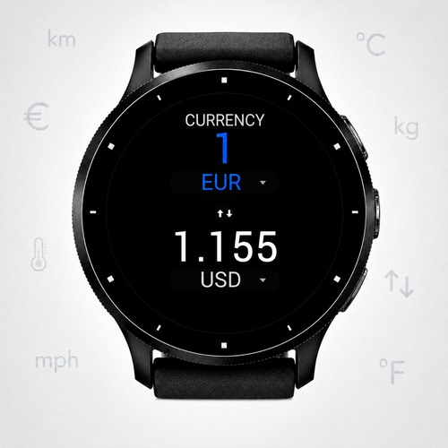 Convertr: Units and live currencies in 18 categories
