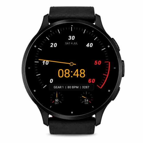 Redline: Racing dashboard with heart-rate zones