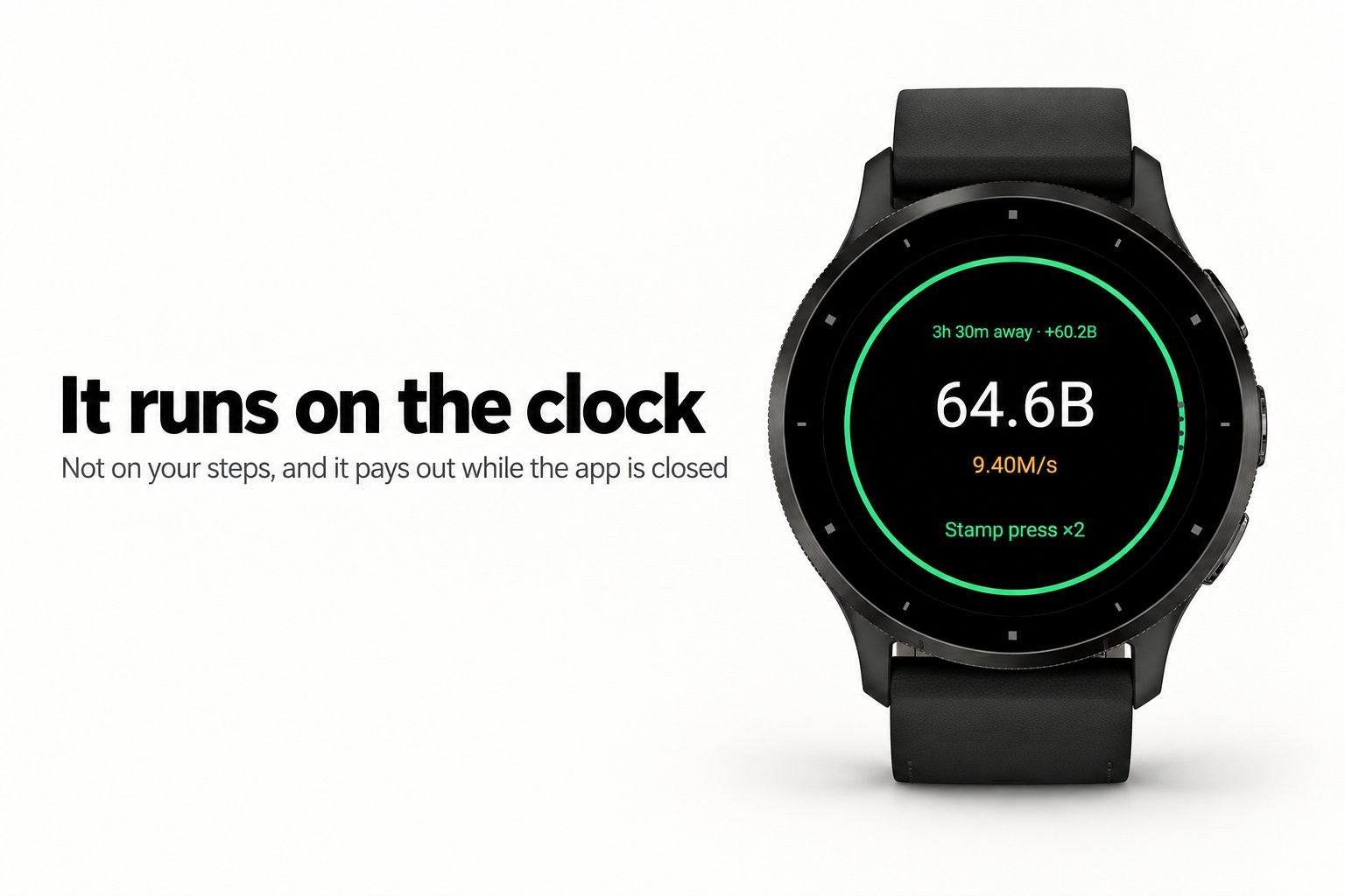 Coglet for Garmin: An idle factory on your wrist