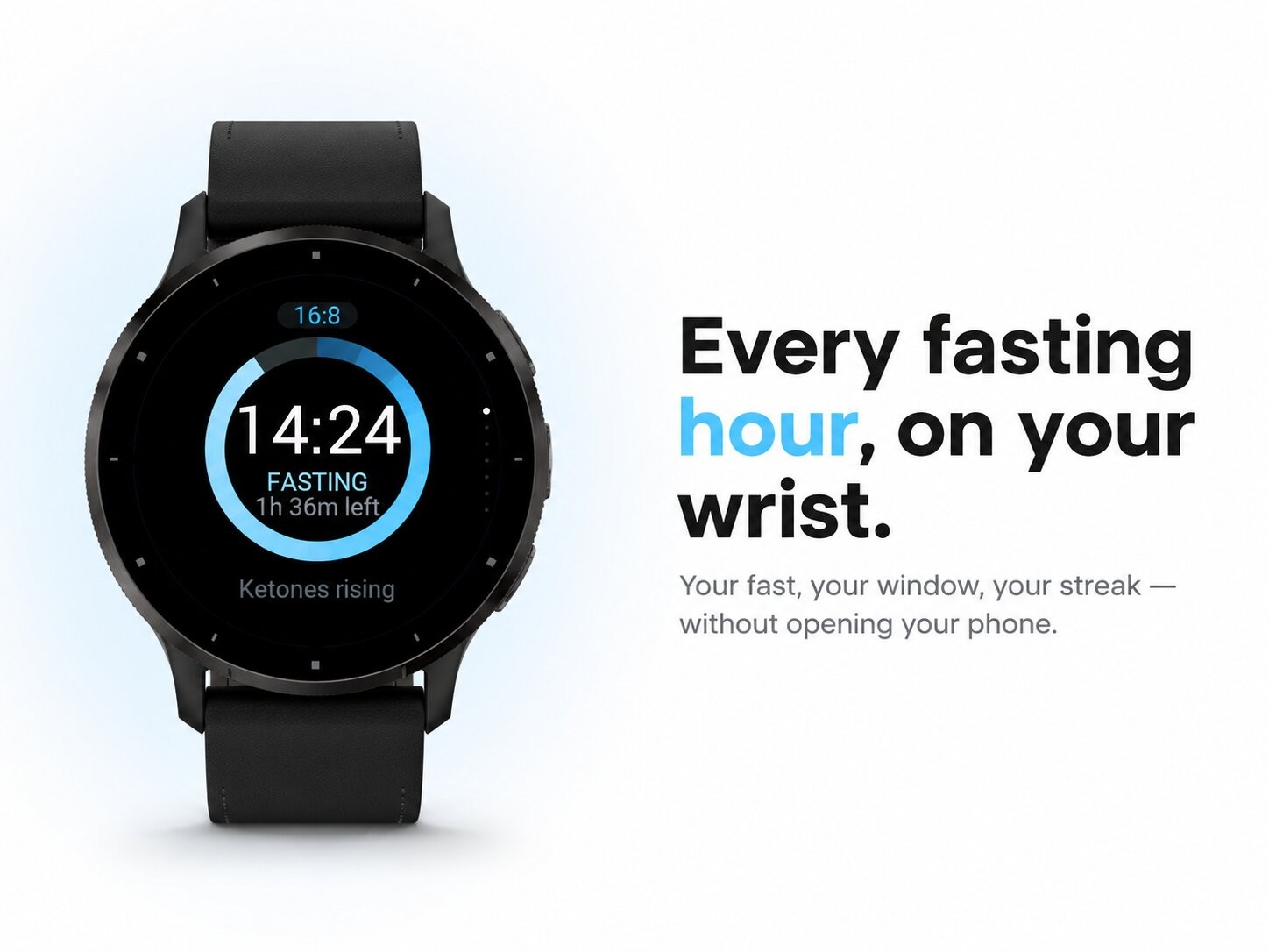 Fasted for Garmin: Intermittent fasting timer, from 16:8 to Ramadan