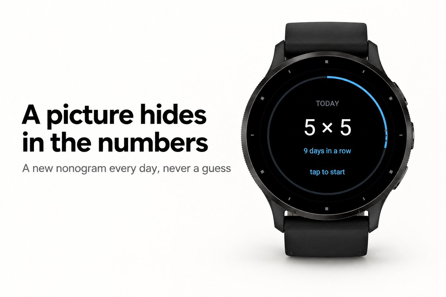 Pixara for Garmin: A picture cross puzzle, new every day