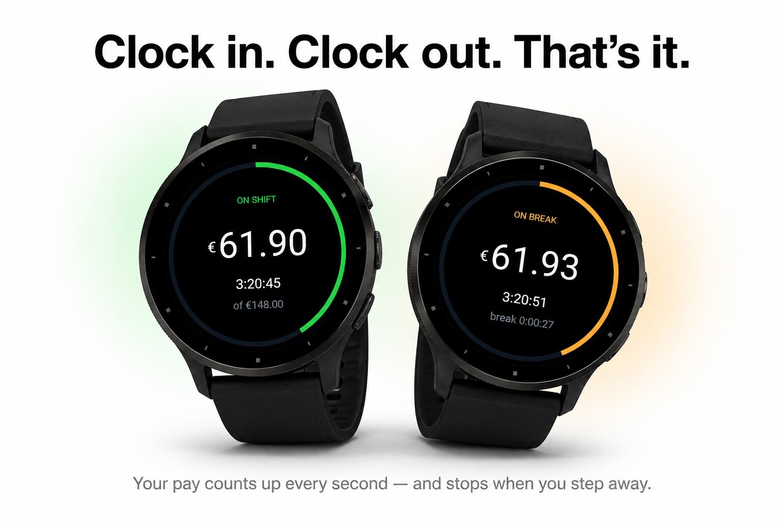 ShiftPay for Garmin: Live earnings counter for your shift