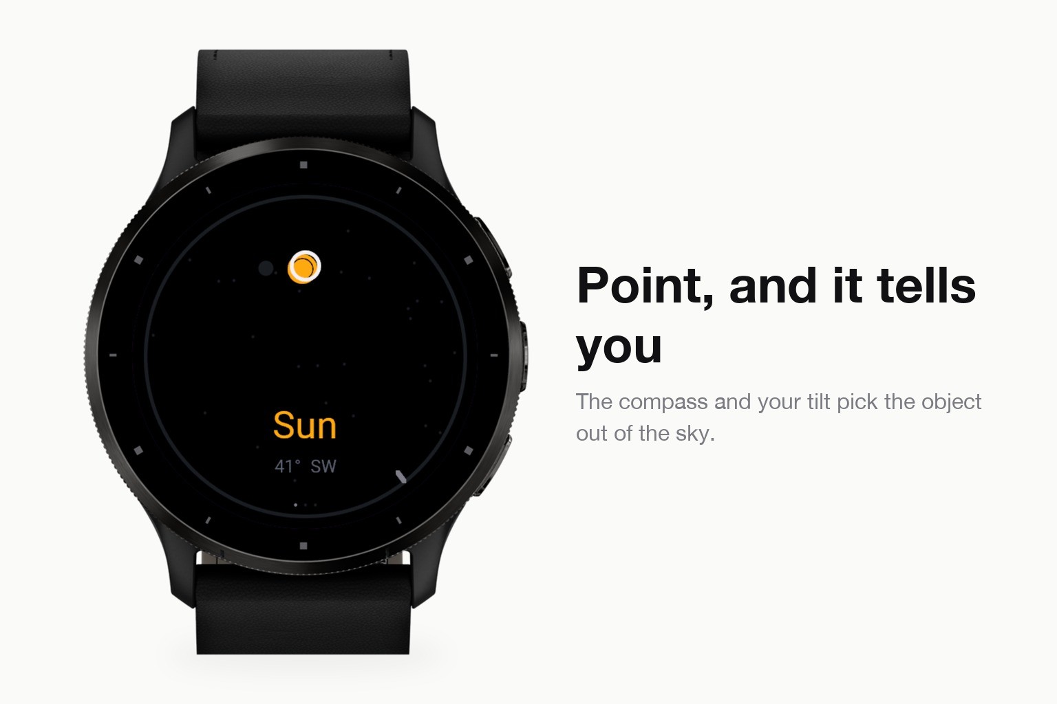 Skyfix for Garmin: Point at the sky and read what it is