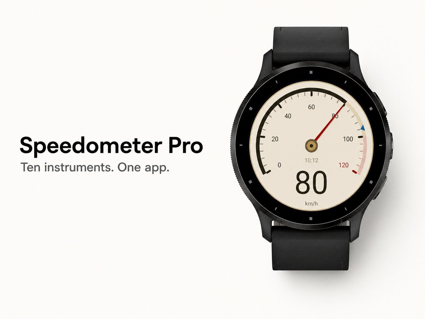 Speedometer Pro for Garmin: GPS speedometer with ten instrument faces