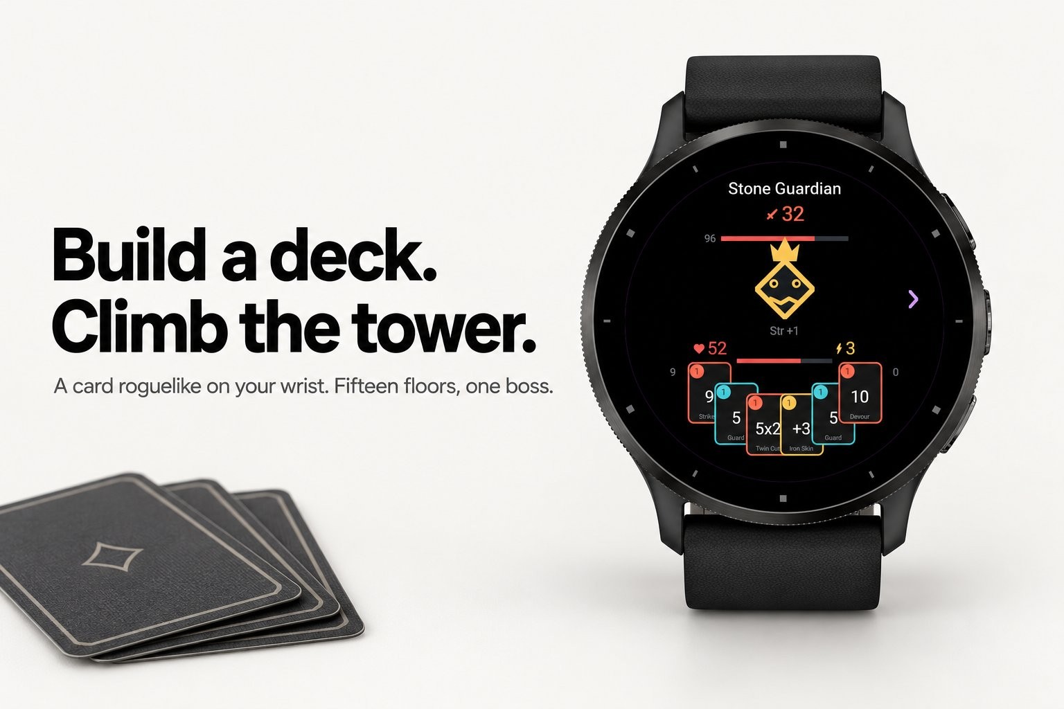 Spire for Garmin: A deckbuilding roguelike climb
