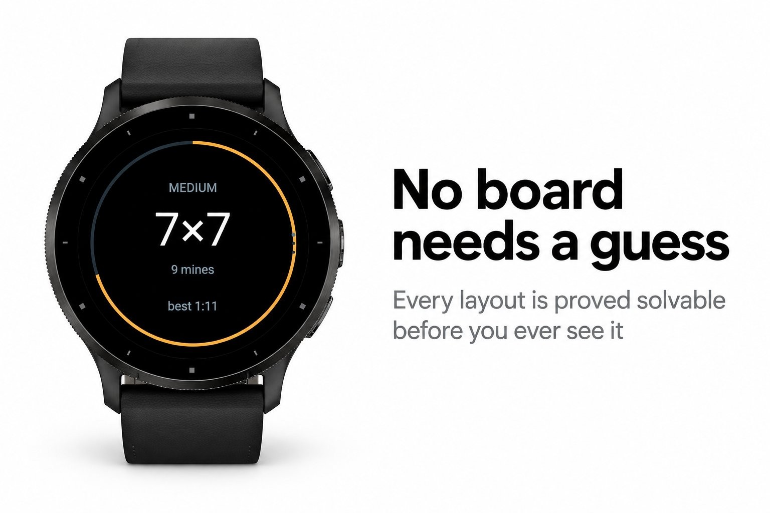Sweepr for Garmin: Minesweeper on your watch